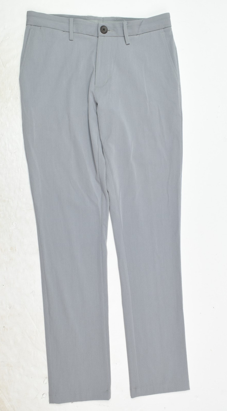 Ministry of Supply Hollow-Core Tech Chino Pants Mens 30x32 Gray Slim Fit Stretch